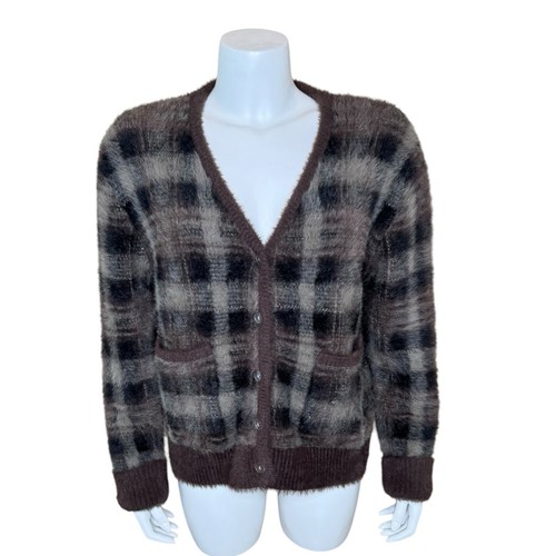 Unif womens plaid - womens, cardigan