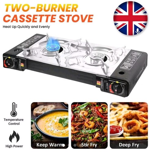 Double burner gas stove - double,