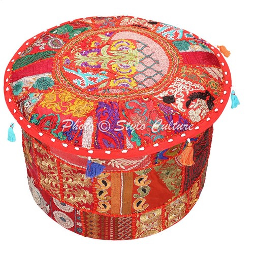 New patchwork pouf - new,