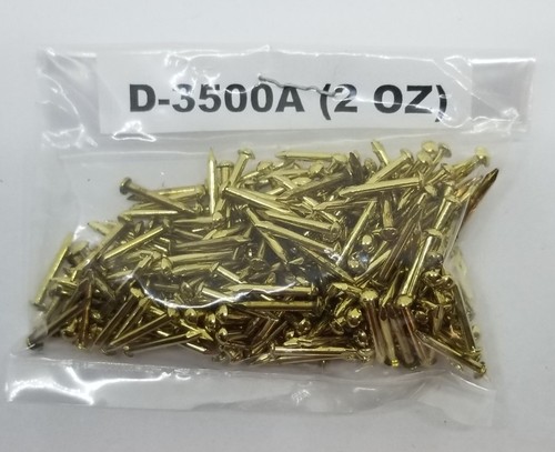 100 count solid - brass, gauge