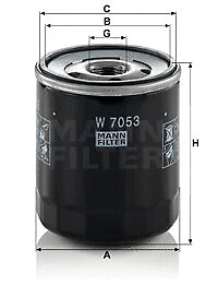 Oil filter fits - filter, peugeot