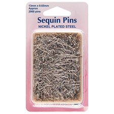 Hemline Nickel Sequin Pins