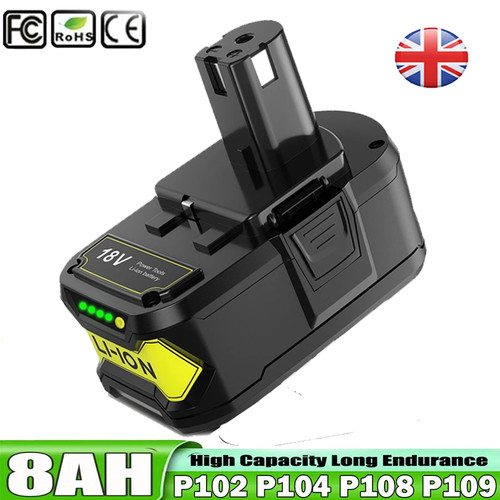 18v 0ah battery for ryobi - 18v, 8.0ah