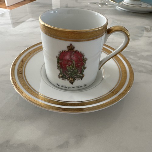 Faberge cup and saucer - faberge,