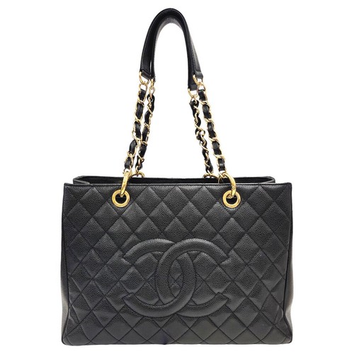 Chanel gst chain tote grained - chanel,