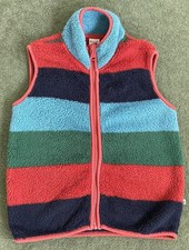 Frugi Striped Fleece Gilet Age