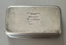 Antique Fribourg & Treyer London Cornish Pewter Snuff Box