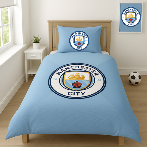 Manchester city single - city, duvet