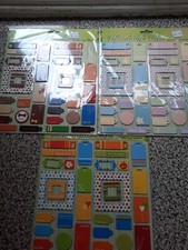 Chipboard Style Stickers