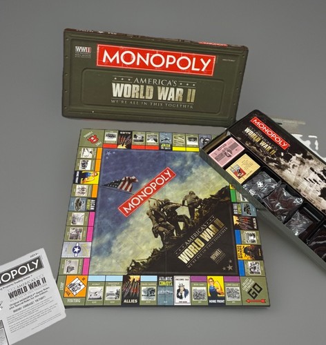New open box monopoly world - open,