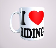 I Love Riding Mug Can