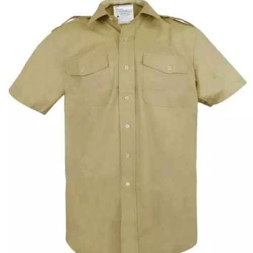 British army mans fawn shirt - mans,
