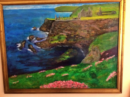 Original painting dunluce - original,