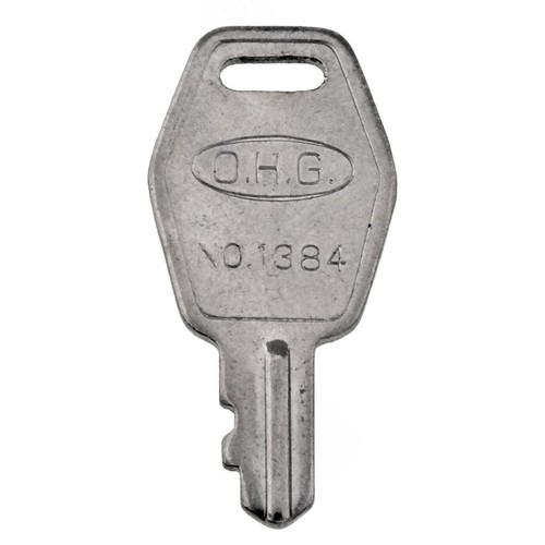 Ohg 1384 key - for, aluminium