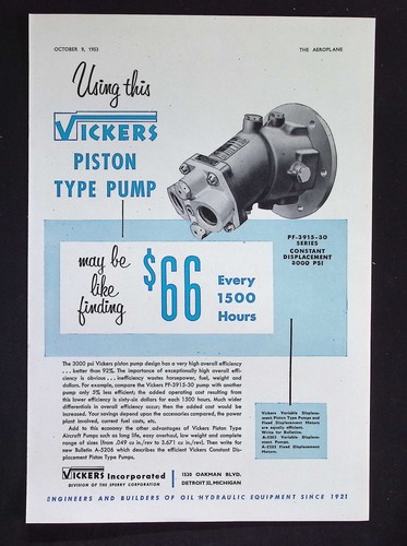 Original 1953 advert vickers - advert,