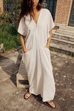 New ZARA KAFTAN DRESS WITH