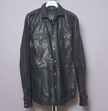 DIESEL Leather Shirt Jacket