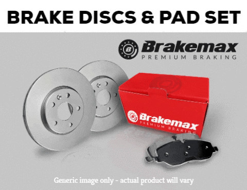New rear brake discs pads - discs, &