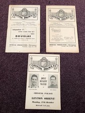 Football programmes 3 - football,