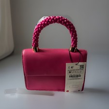 Pink Zara bag with beaded