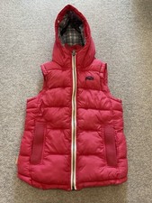 Women’s Super Dry Gilet Body warmer Double Zipped Size Small Pink