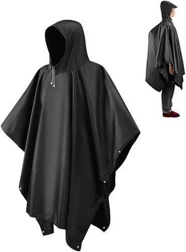 Waterproof adult rain poncho - rain,