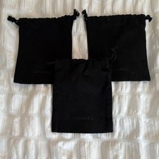 CHANEL Black Dustbag Set for