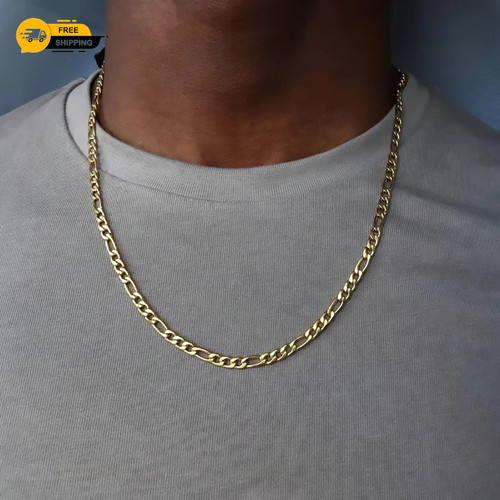 18k gold filled figaro chain - filled,