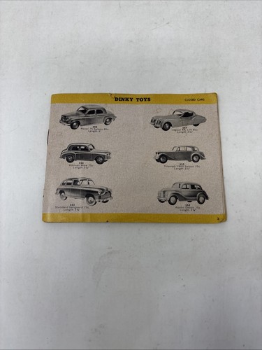 1960 dinky toys - catalog, read