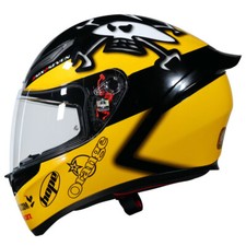 AGV K1-S Helmet Guy Martin Motorcycle Full-Face Yellow Black