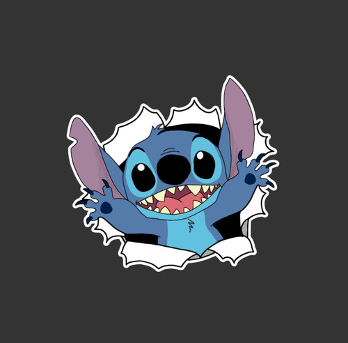 Lilo stitch sticker decal - stitch,