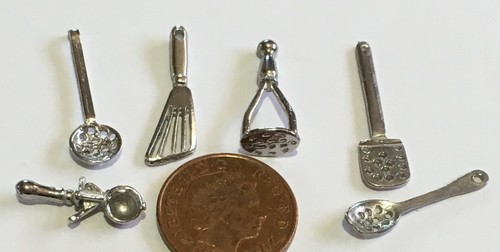 Dolls house kitchen - house, utensils