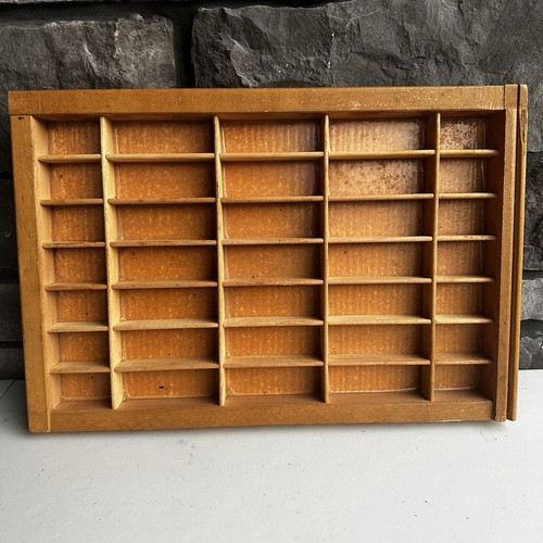 Vintage wood letterpress - wood,