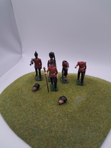 Vintage lead toy soldiers - vintage,