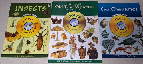 Dover clip art books - 3,