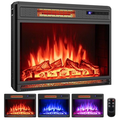 Gymax electric fireplace - 25”,