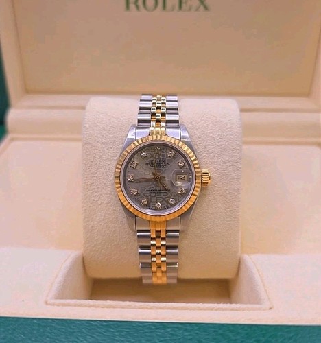 Rolex datejust factory diamond - datejust,