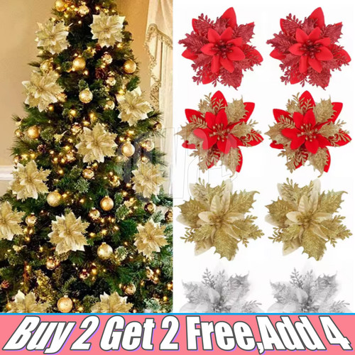 Christmas large poinsettia - large,