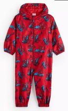 TU Spider-Man Boys Red Puddlesuit 3-4 Years Shower Resistant New