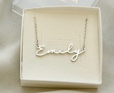 Personalised 925 Sterling Silver Name Necklace