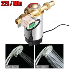 Hot Water Booster Mains Pressure Shower Pump Electric Home Boost 100W Domestic