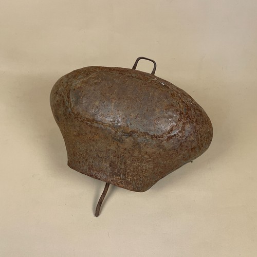 Antique cow cattle metal bell - antique,