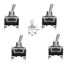 4 On Off Metal Toggle