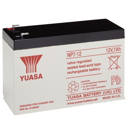 Yuasa 12v 7ah lead - x,