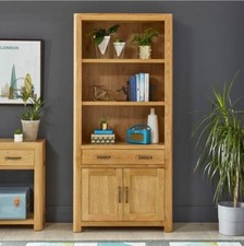 Soho Oak Large Tall Bookcase