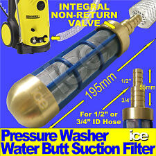 JET WASH BEAT THE HOSE PIPE BAN WATER BUTT NON-RETURN CHECK VALVE SUCTION FILTER