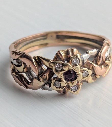 Vintage tricolour rose gold - vintage,