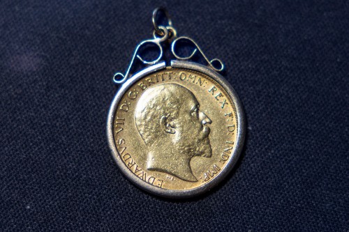 Edward vii 1908 gold half - vii,