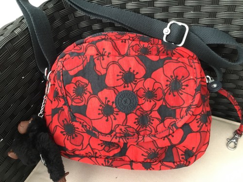 Kipling rememberance poppy bag - kipling,