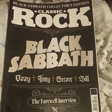 CLASSIC ROCK #341 July 2025 BLACK SABBATH Collector's Magazine + Sticker @ NEW